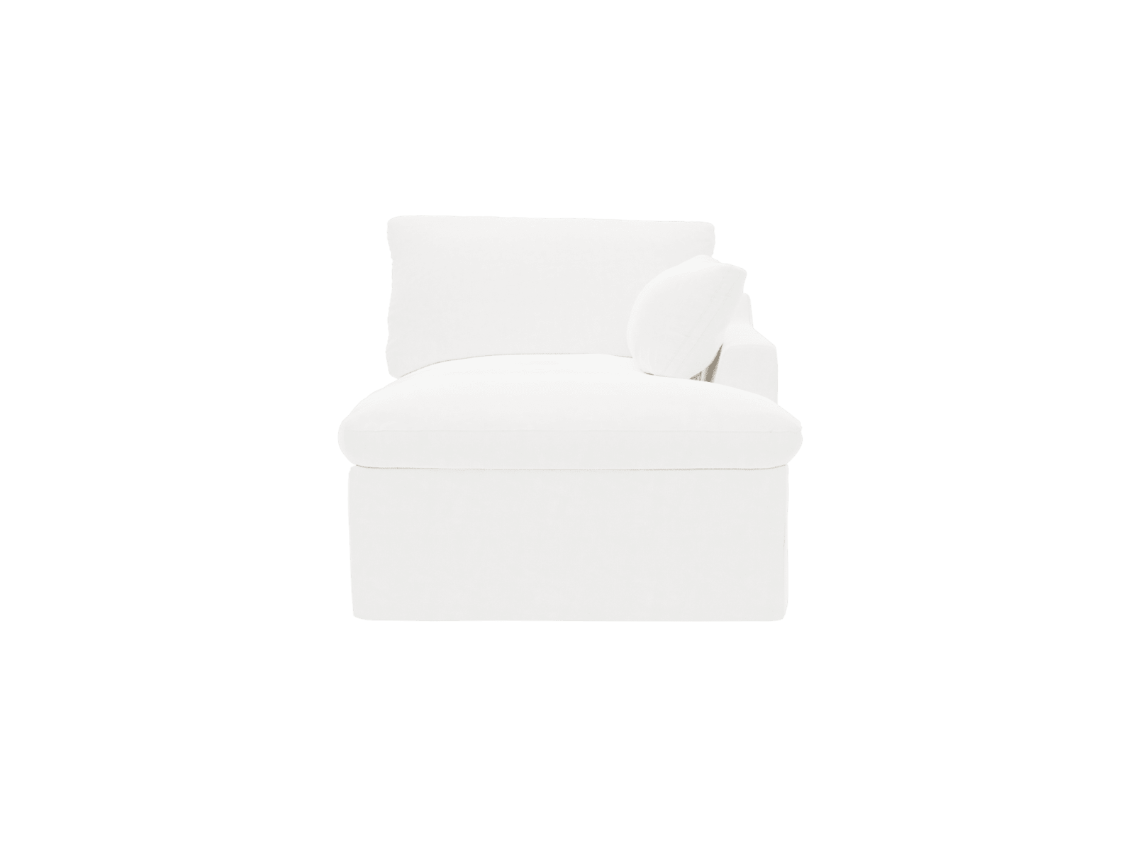 Retreat Muse Frost Chaise Sofa Right Arm Facing Module color Muse Frost