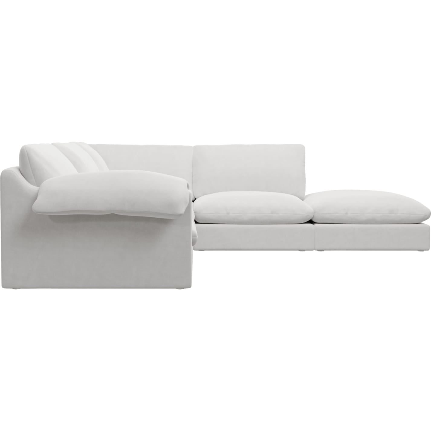 Ludlow Muse Frost Sofa - 5 Seater RAF Terminal color Muse Frost