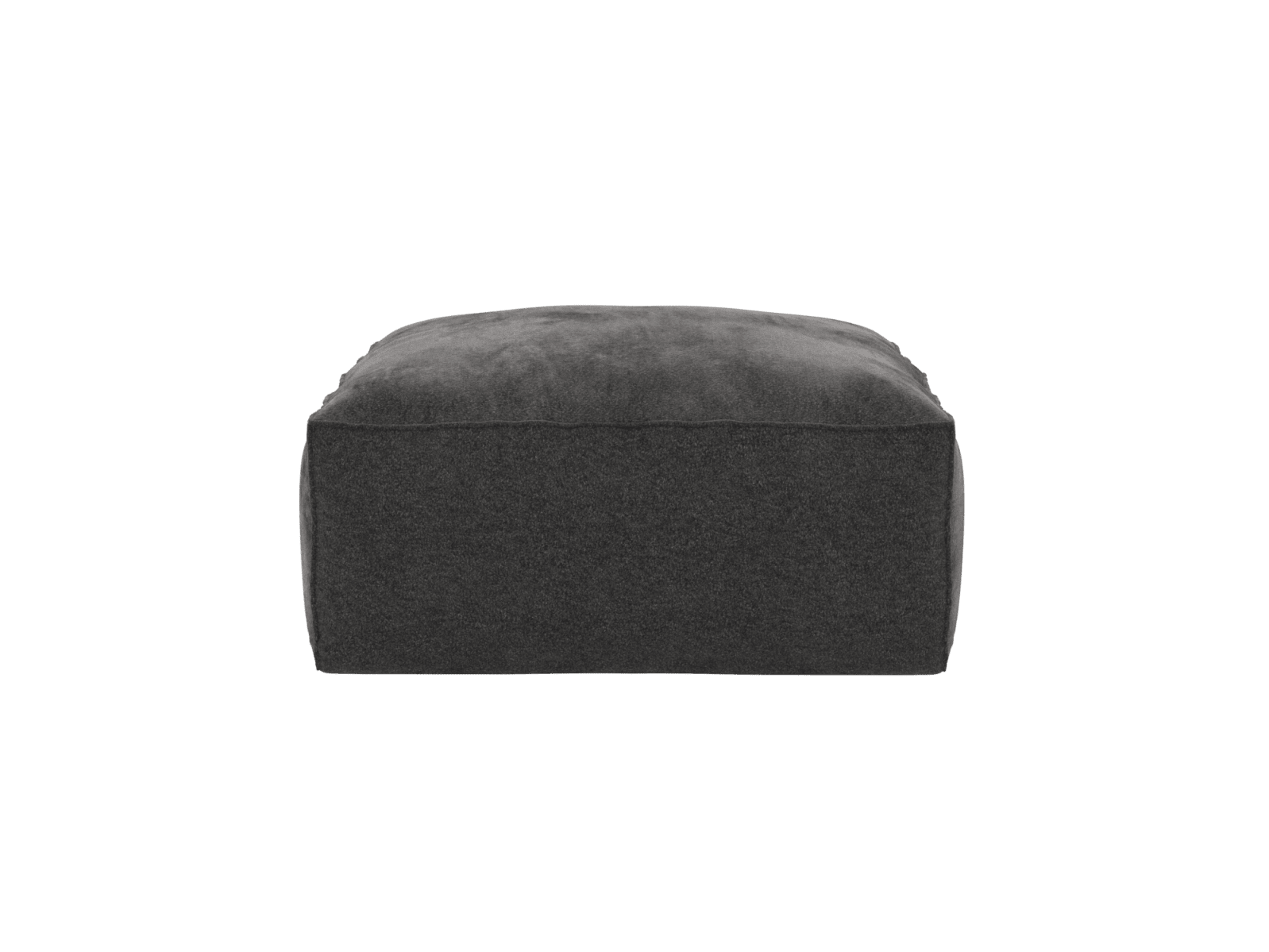 Riley California Charcoal Modular Small Ottoman color California Charcoal