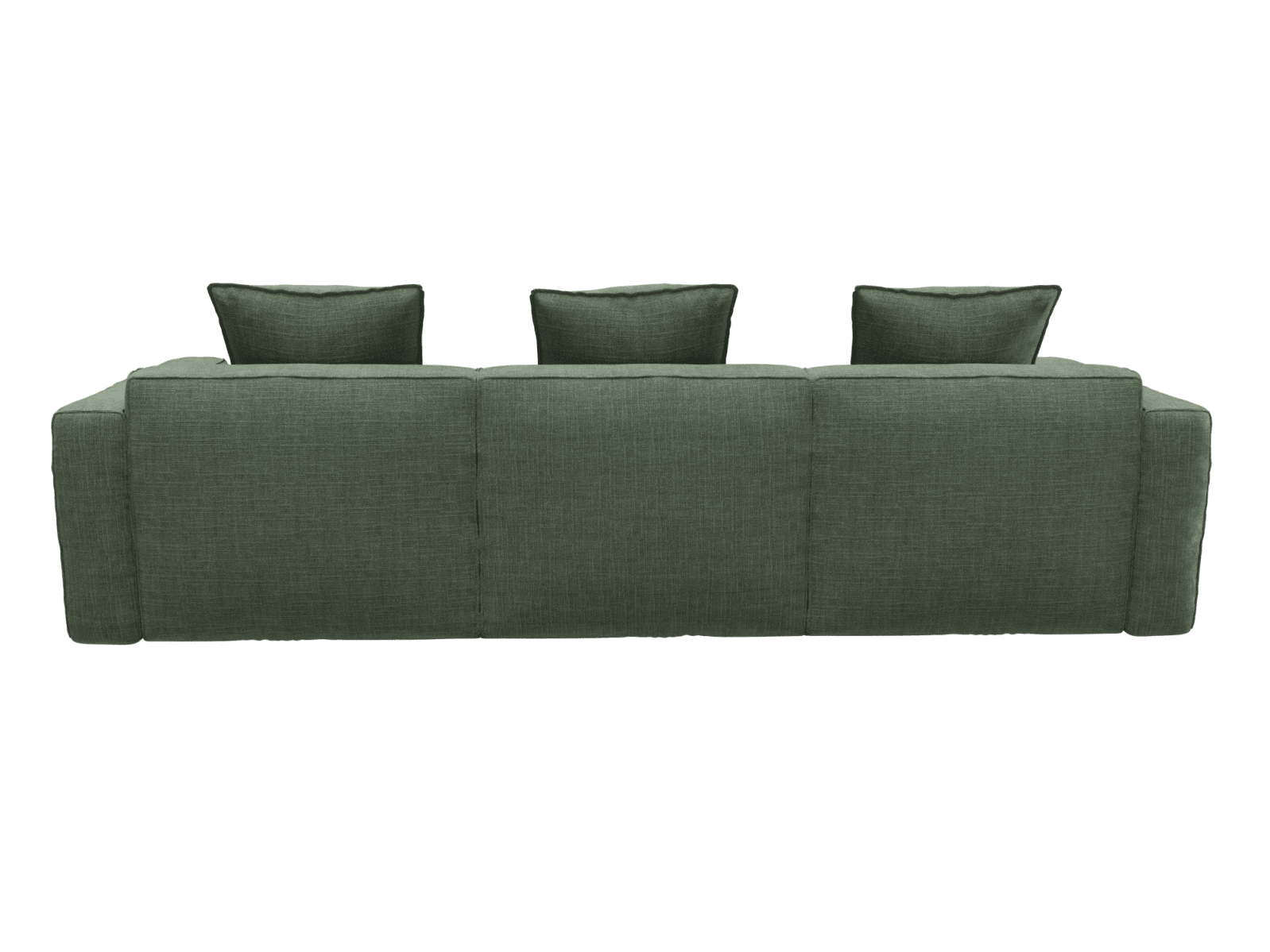 Riley Apt Tribute Dark Jade Sofa - 3 Seater and Ottoman color Tribute Dark Jade