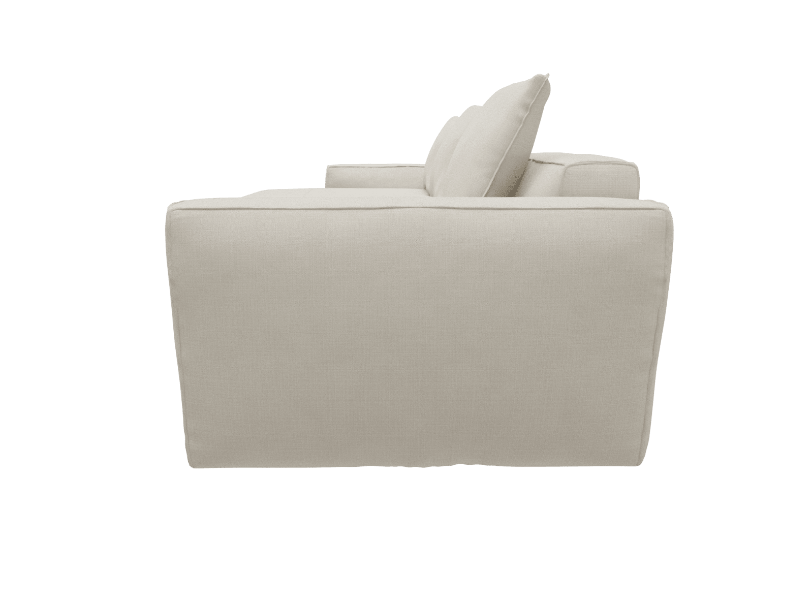 Riley Apt Toorak Pearl Sofa - 3 Seater Chaise color Toorak Pearl