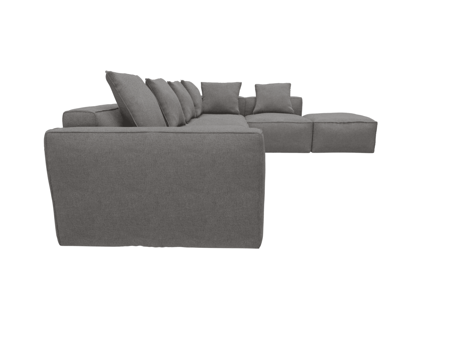 Riley Apt California Slate Sofa - 6 Seater RAF Terminal color California Slate