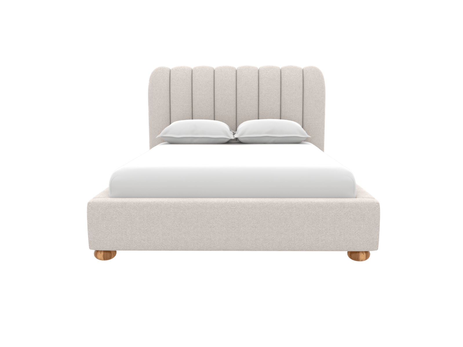 Maeve Bed Toorak Pearl color Toorak Pearl