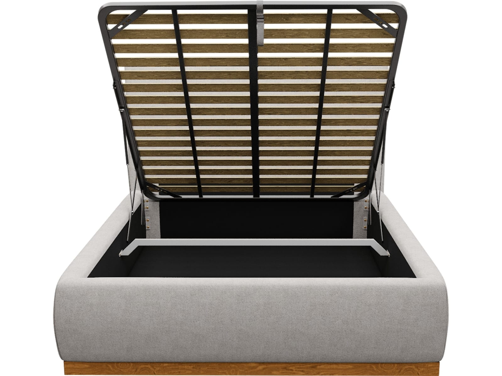 Haven Dark Gas Lift Bed Avon Mineral color Avon Mineral