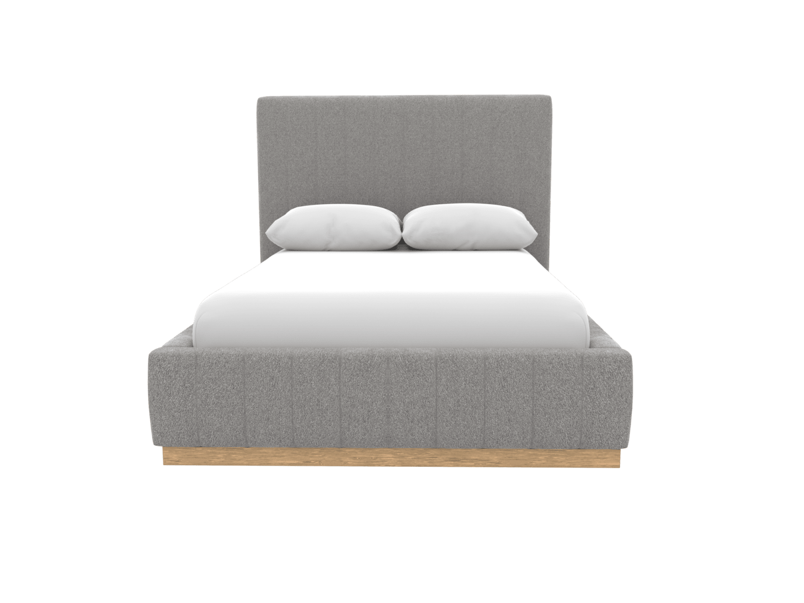 Brentwood Gas Lift Bed Toorak Pebble color Toorak Pebble