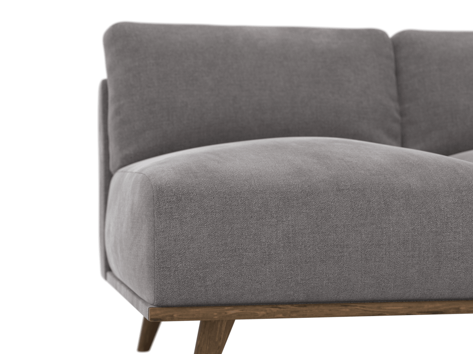 Dane Tribute Storm 2 Seat Right Facing Sofa Module color Tribute Storm