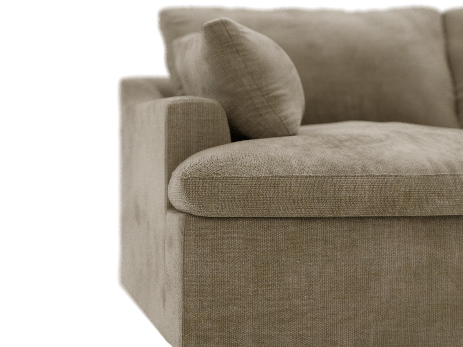 Retreat Tribute Walnut Modular Sofa - 2 Piece color Tribute Walnut