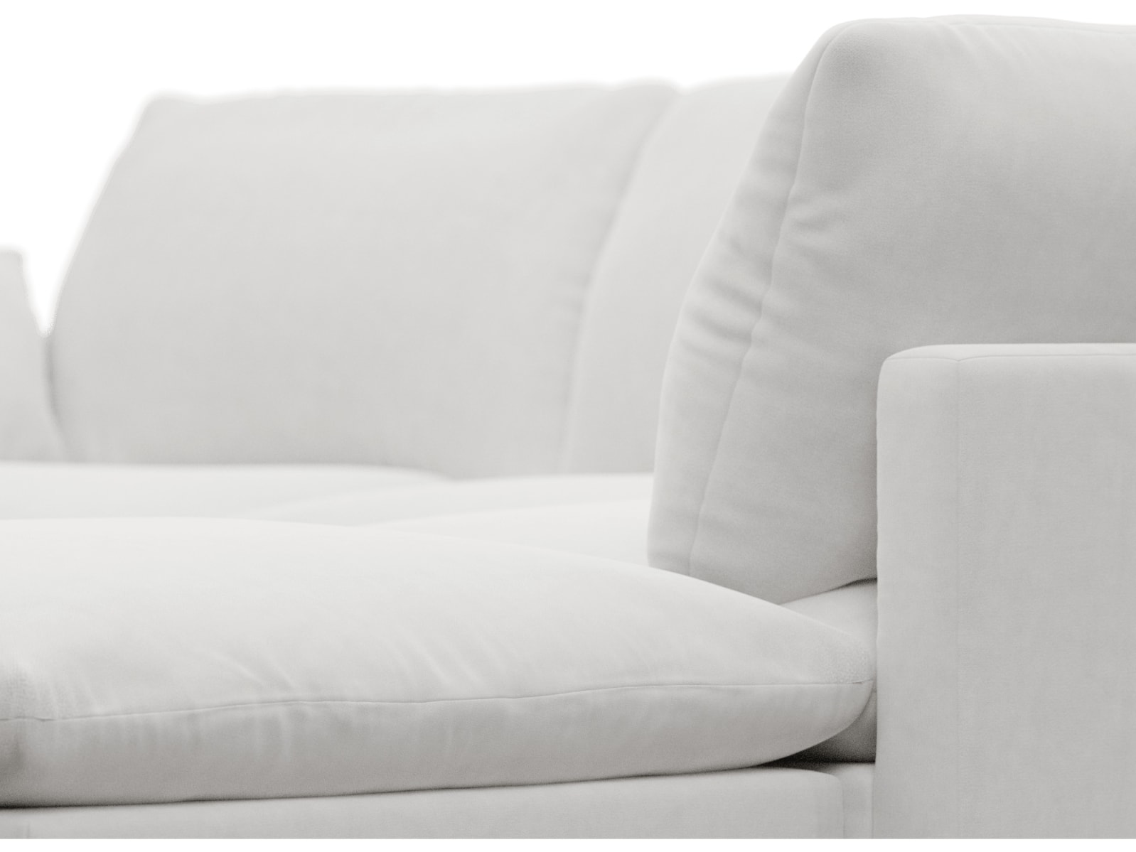 Willow Muse Frost Modular Sofa - 5 Seater RAF Terminal color Muse Frost