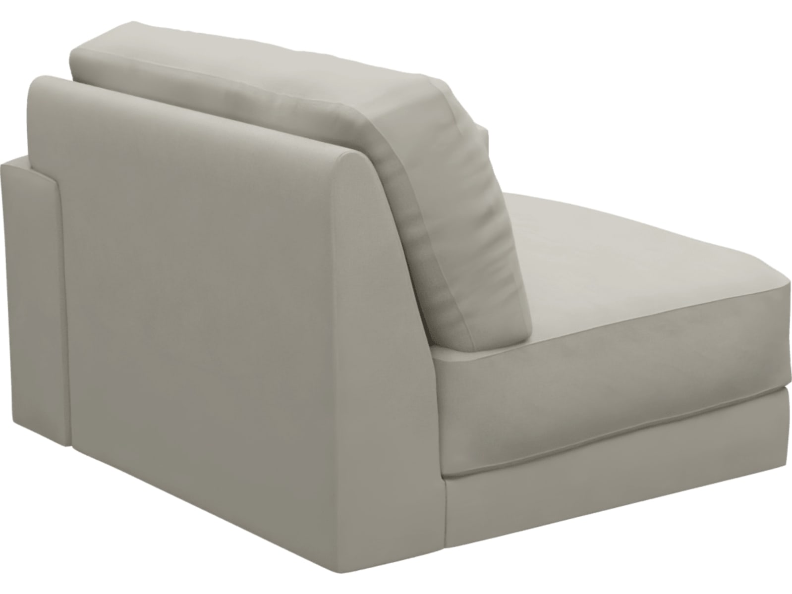 Monica California Ivory Right Arm Facing Chair Module color California Ivory