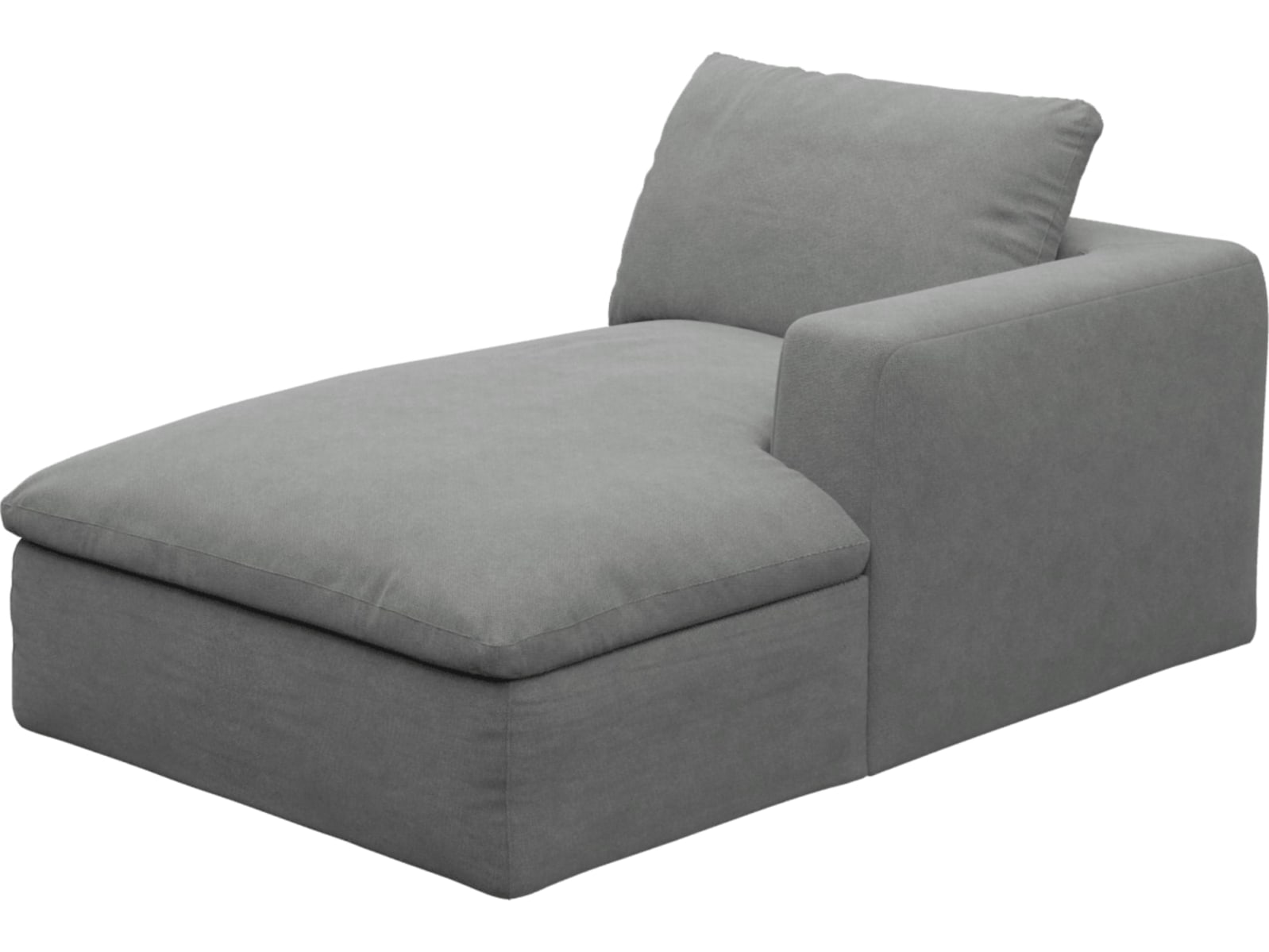 Cloud Deep Chaise Right Module Maya Flint color Maya Flint