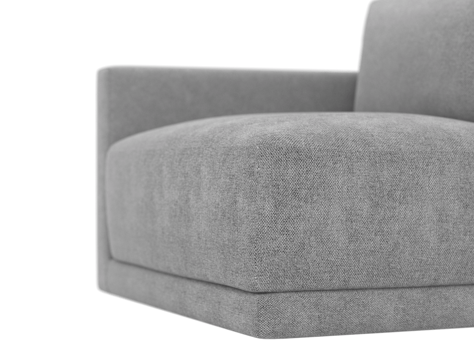 Haven California Slate Left Arm Facing Sofa Module color California Slate