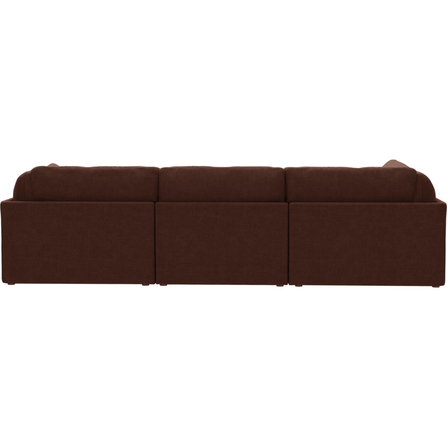 Finley Muse Rust Modular Sofa - 5 Seater LAF Terminal color Muse Rust