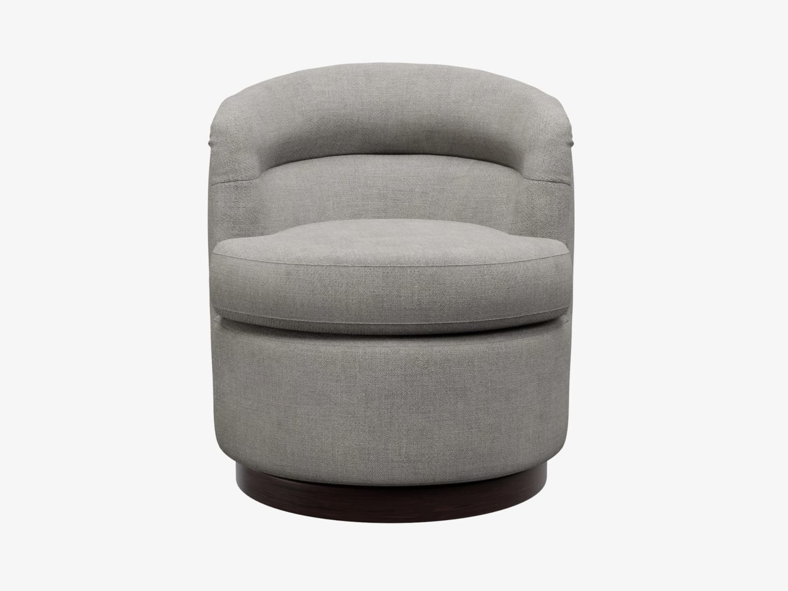 Penelope Swivel Chair Isla Soft Grey color Isla Soft Grey