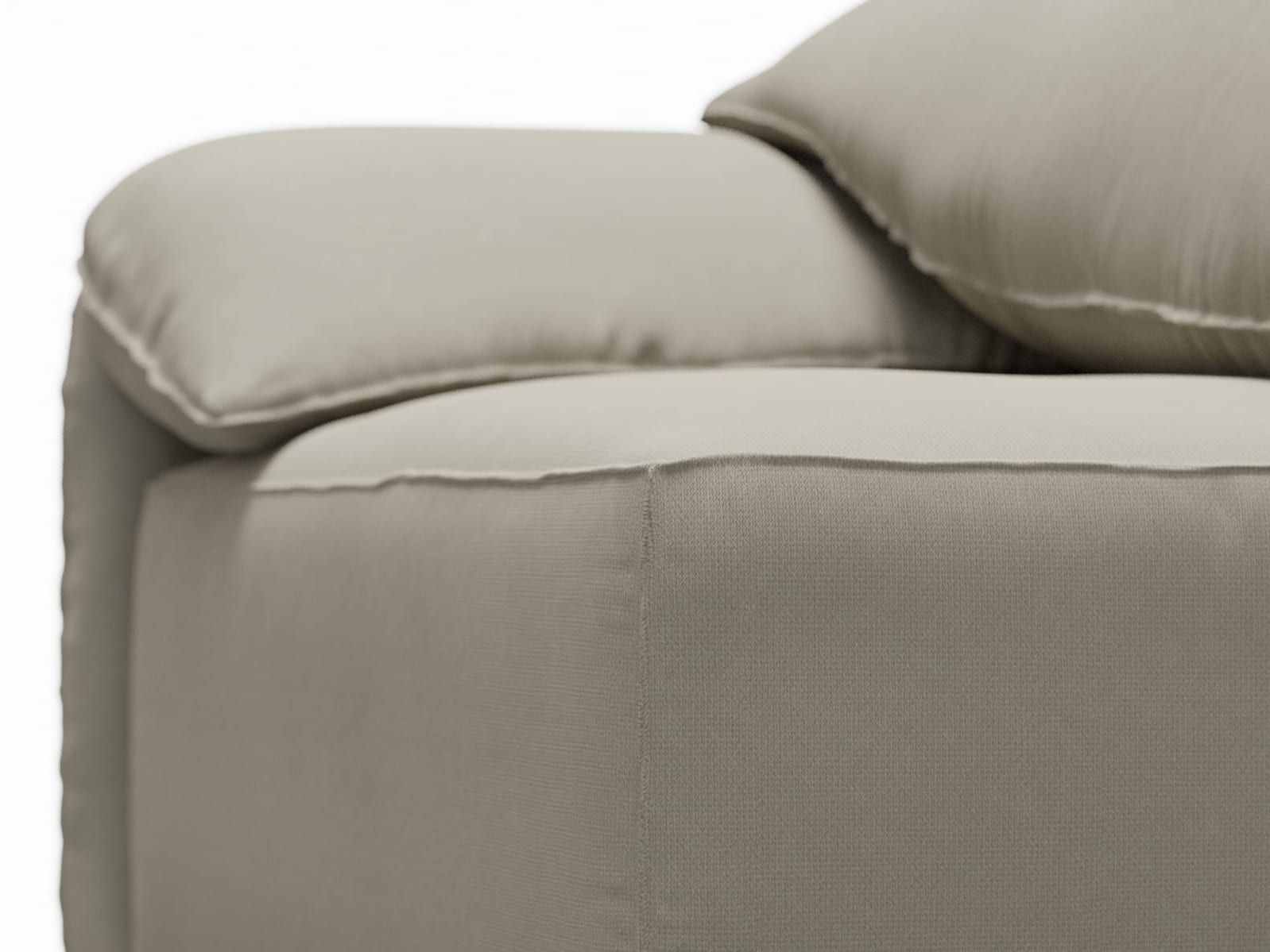 Clarence Plaza Natural 2 Seat Left Arm Facing Sofa Module color Plaza Natural