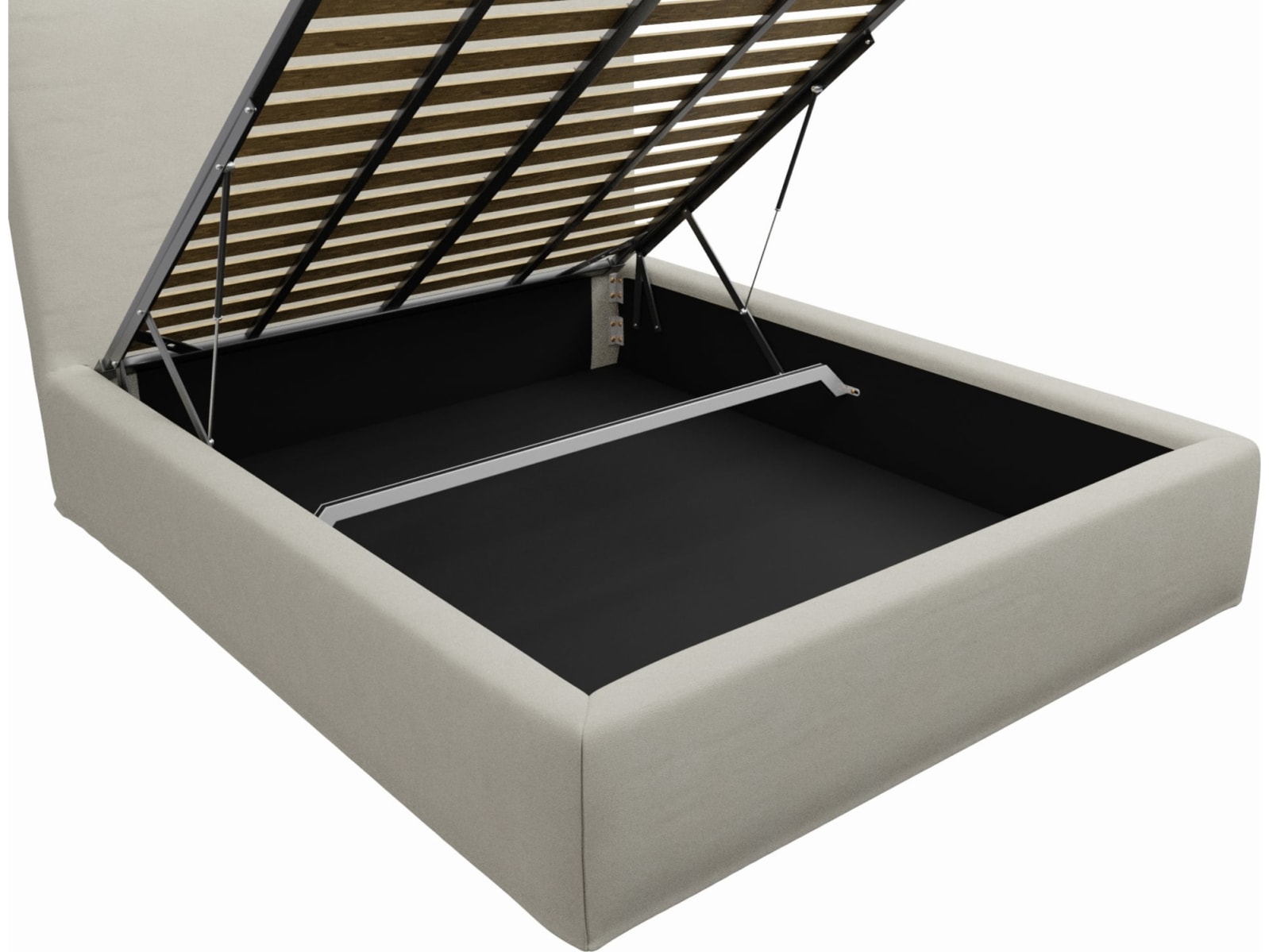 Willow Gas Lift Bed California Ivory color California Ivory