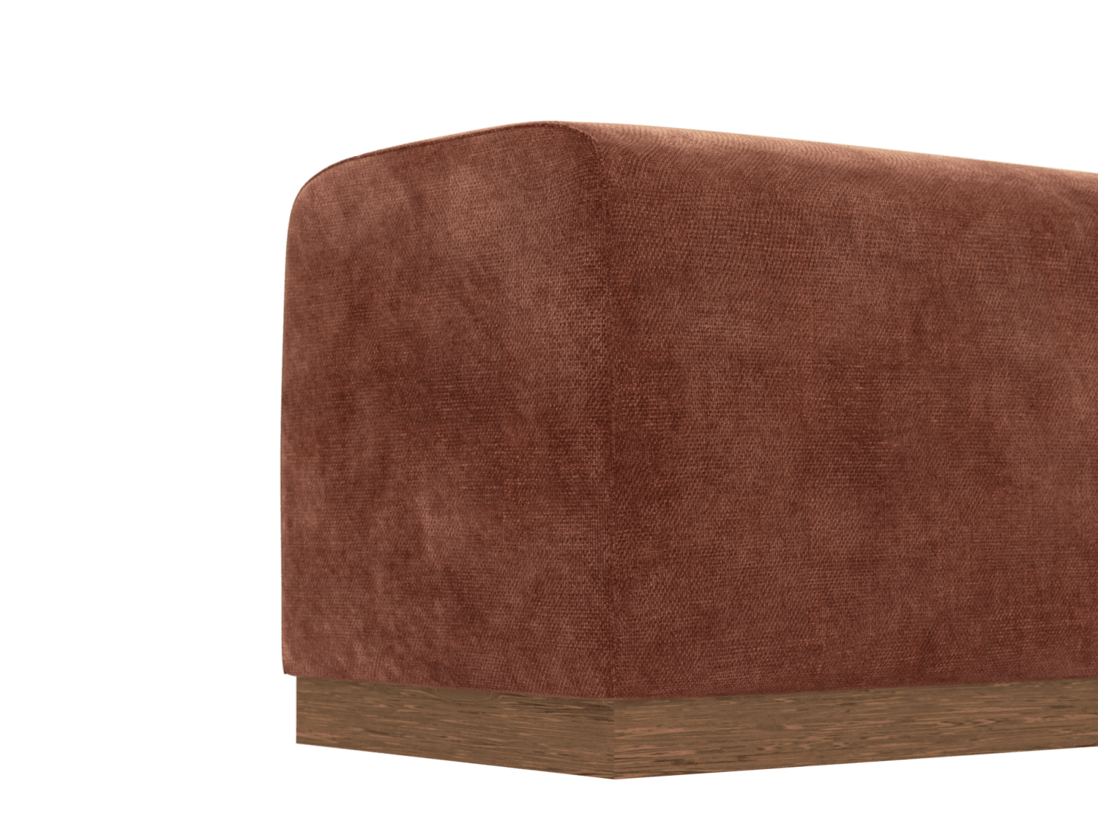 Havana Bed End Muse Rust color Muse Rust