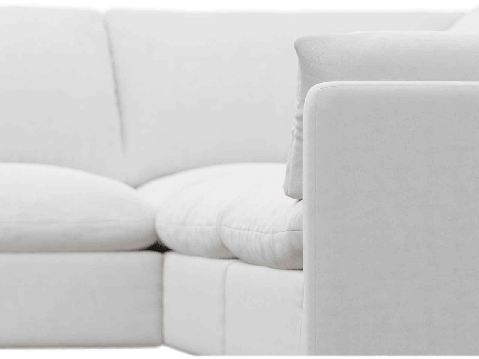 Willow Muse Frost Corner Sofa - 5 Seater color Muse Frost