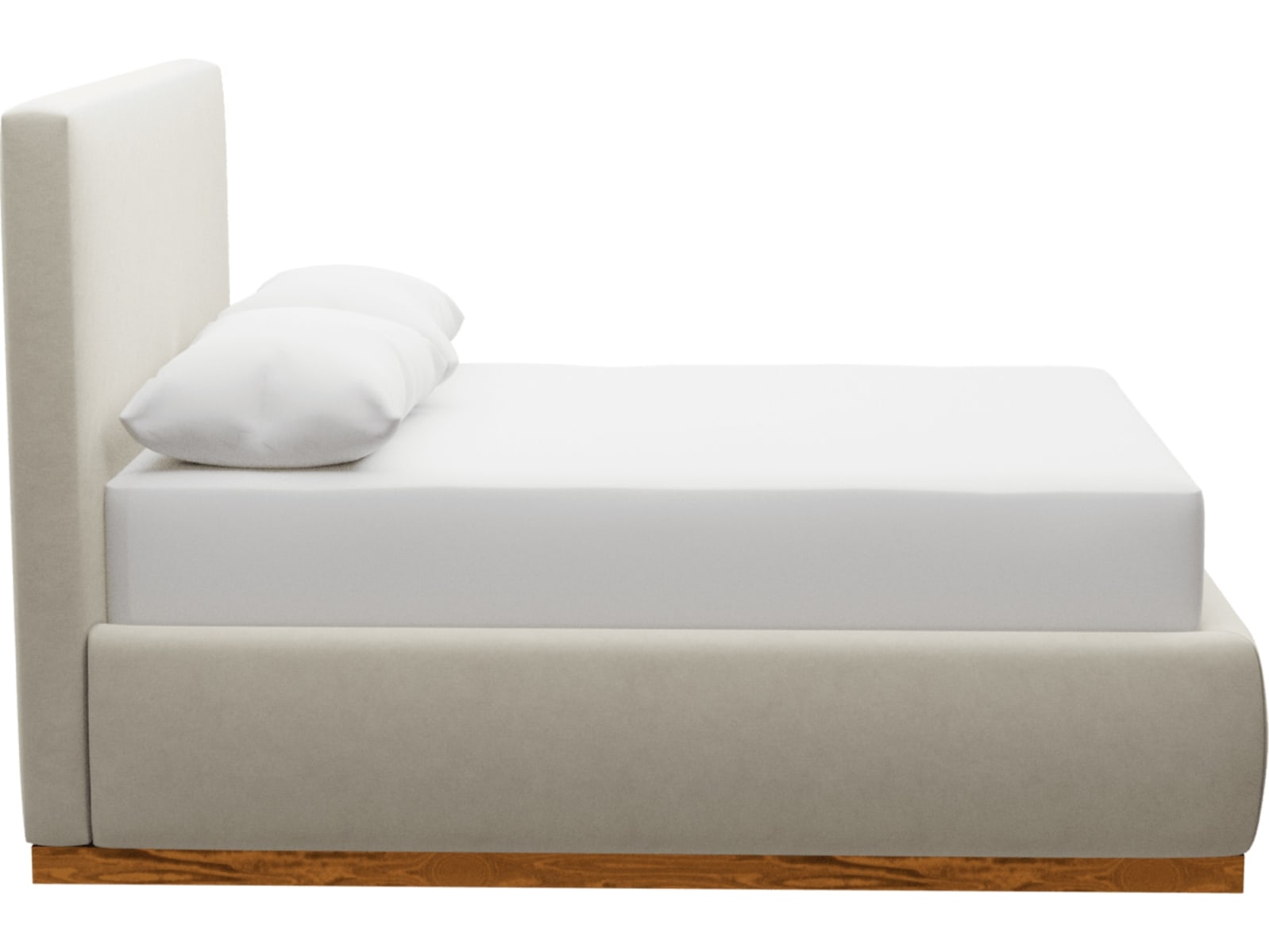 Haven Dark Gas Lift Bed Muse Flax color Muse Flax