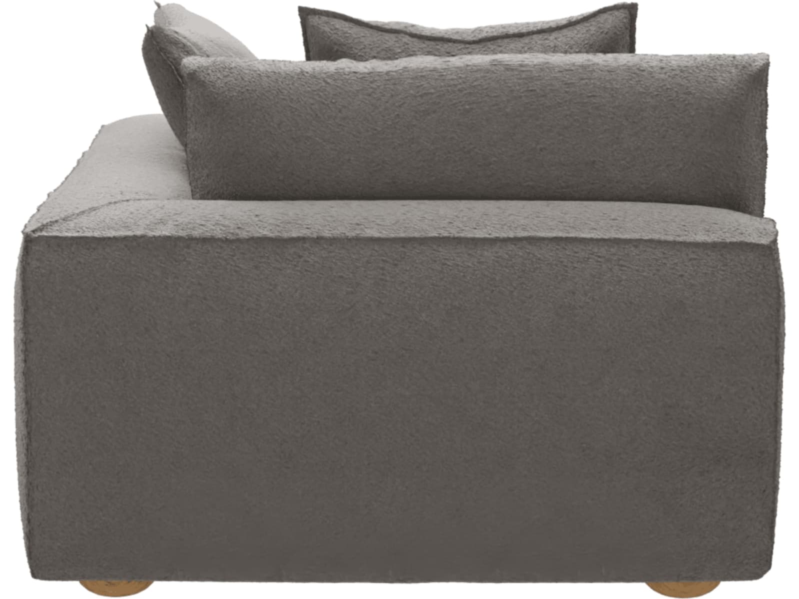 Tully Boucle Pumice Chaise Right Arm Facing Module color Boucle Pumice