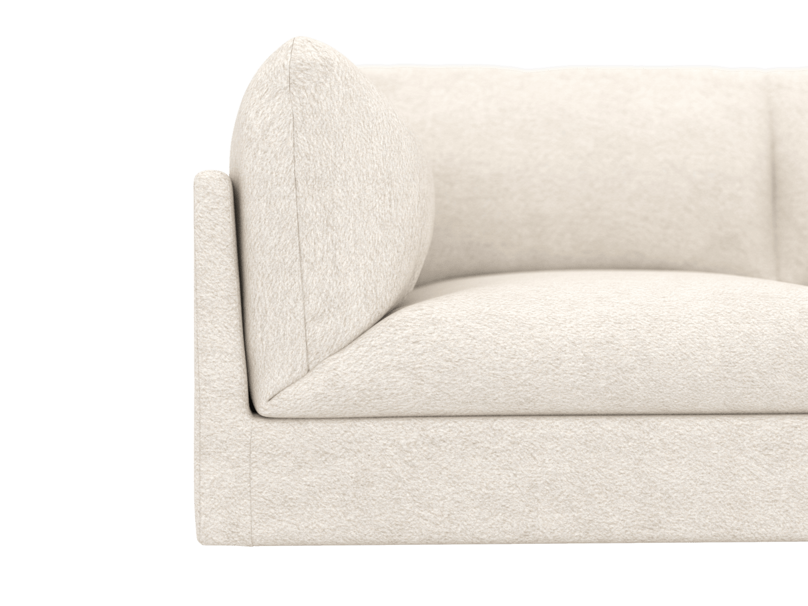 Finley Noa Fog Modular Sofa - 2 Seater color Noa Fog