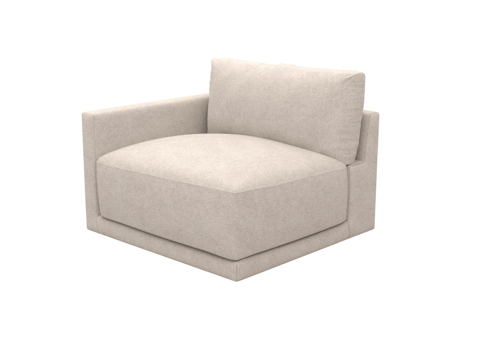 Haven Noa Desert Left Arm Facing Sofa Module color Noa Desert