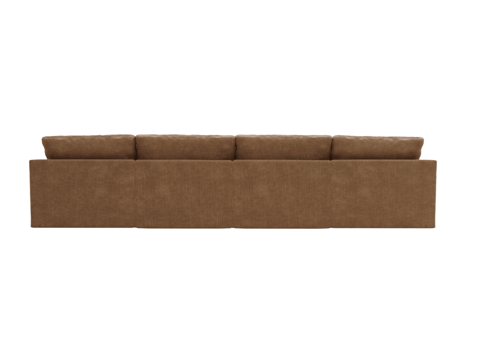 Retreat Tribute Chestnut Modular Sofa - 4 Piece color Tribute Chestnut