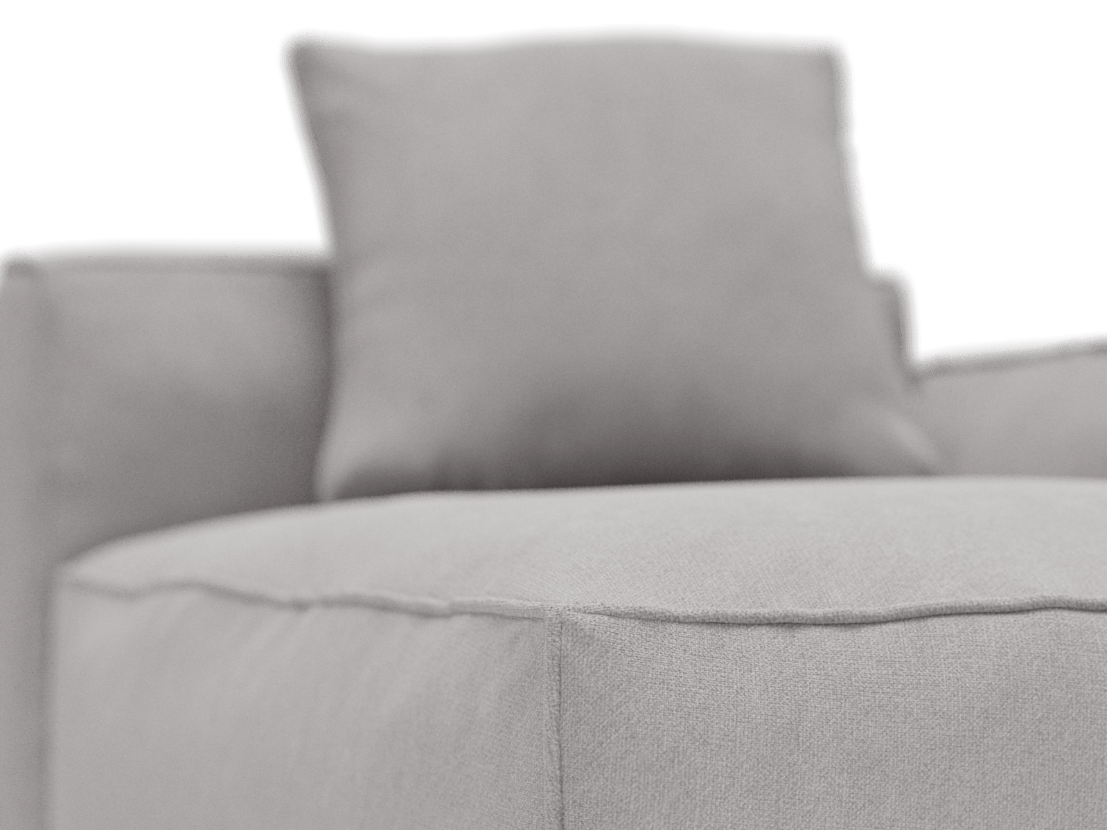 Riley Apt View Steel Chaise Right Arm Facing Sofa Module color View Steel