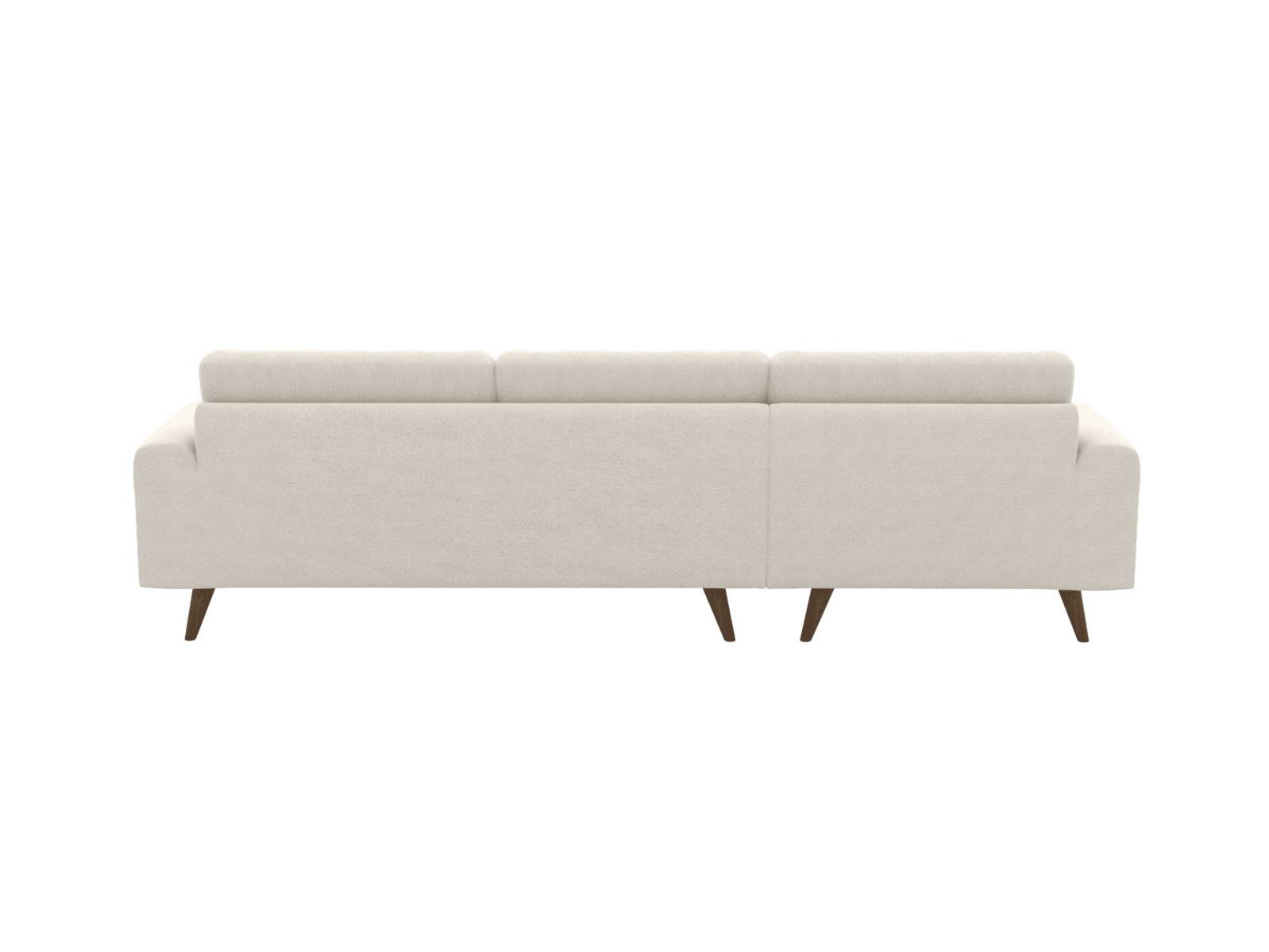 Dane California Ivory Chaise Sofa - 3 Seater color California Ivory