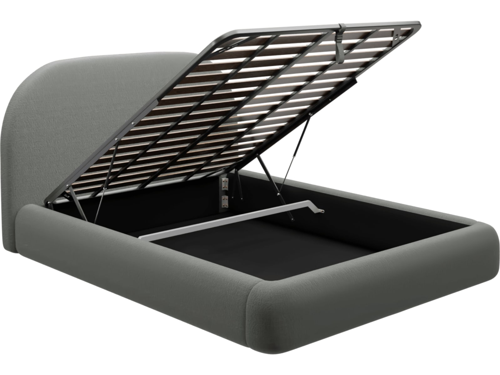 Capri Gas Lift Bed Tribute Storm color Tribute Storm