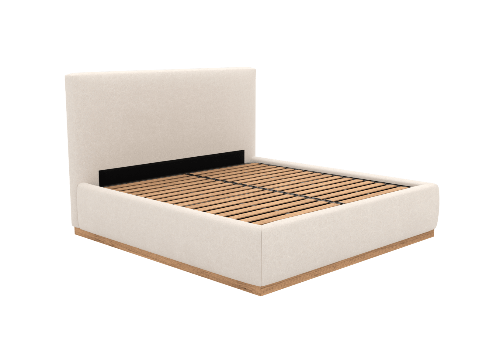 Haven Gas Lift Bed View Cream King color View Cream