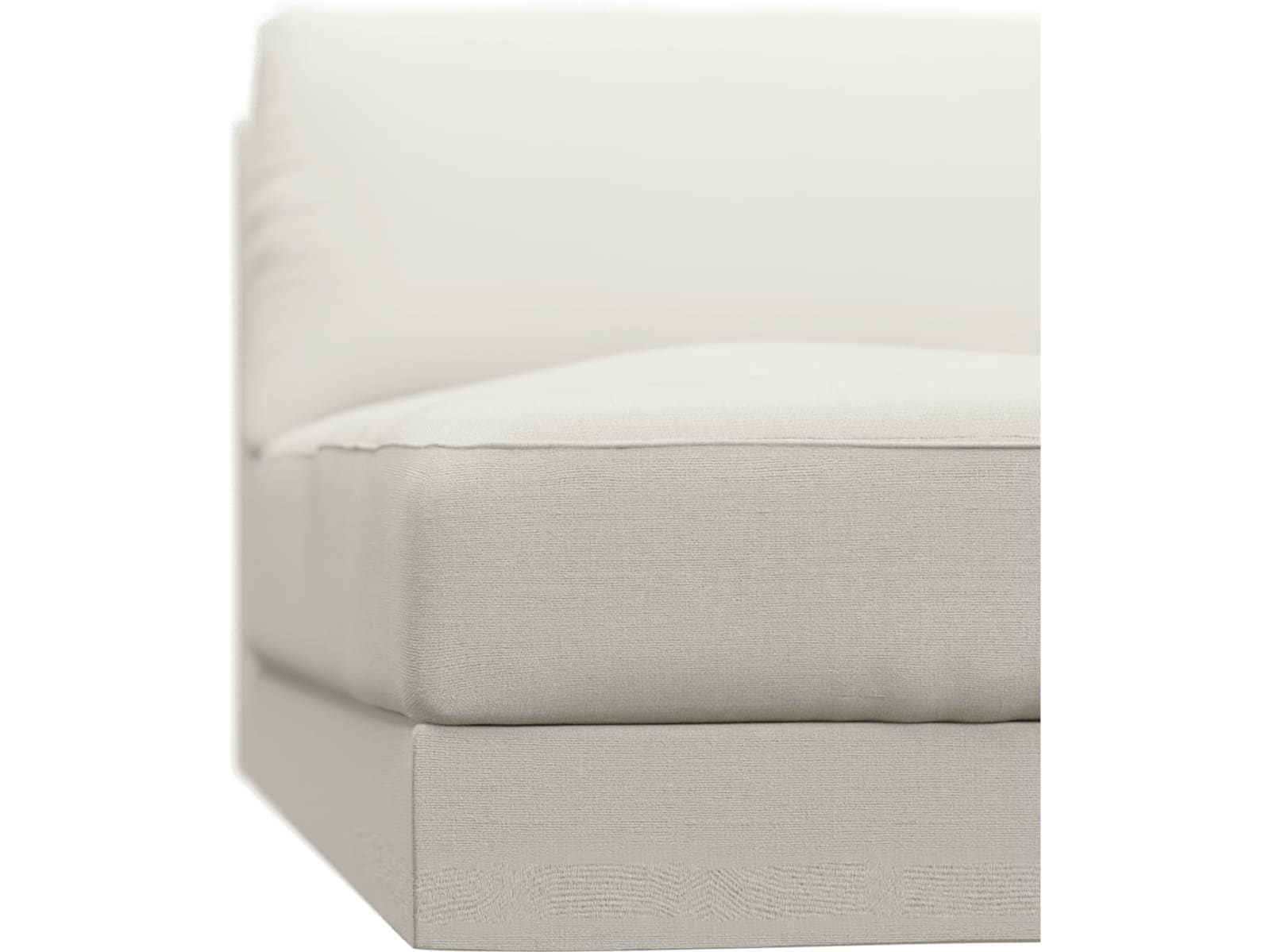 Monica Tribute Shell Right Arm Facing Chaise Module color Tribute Shell