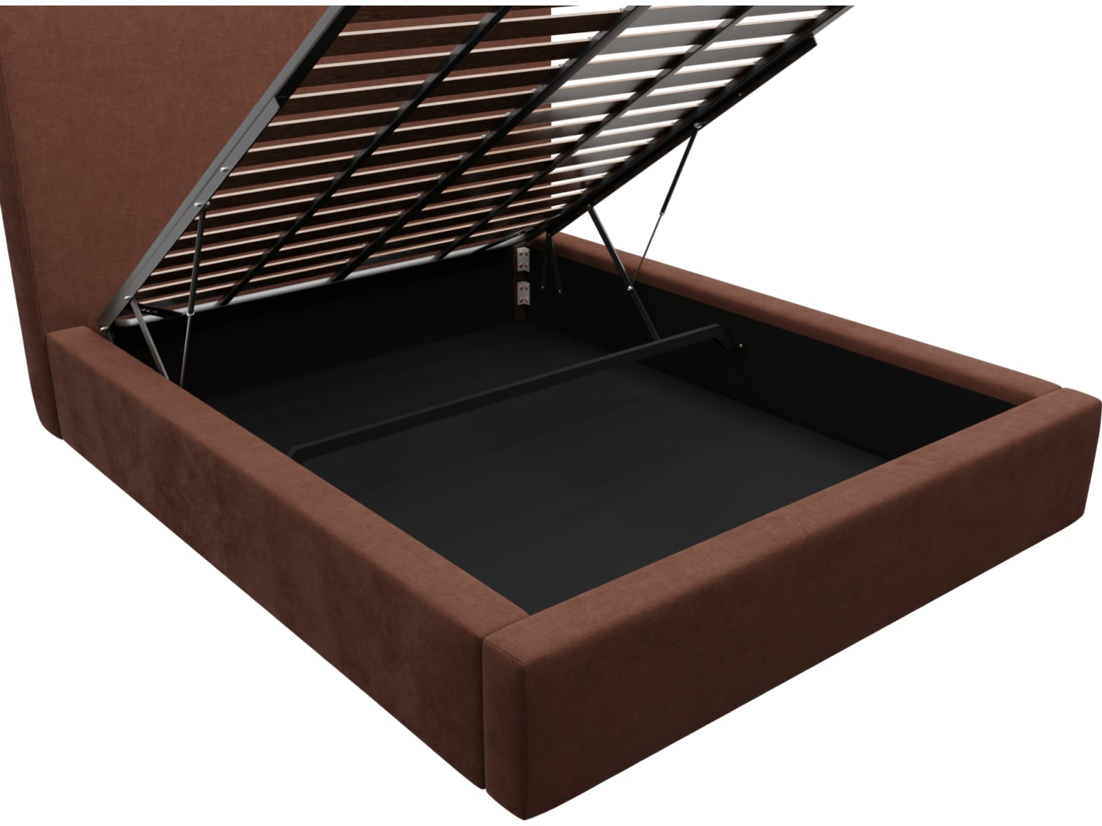 Felix Gas Lift Bed Muse Rust color Muse Rust