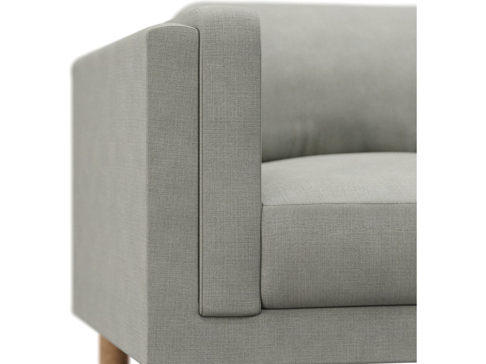 Hayes Toorak Pebble Sofa - 2 Seater color Toorak Pebble