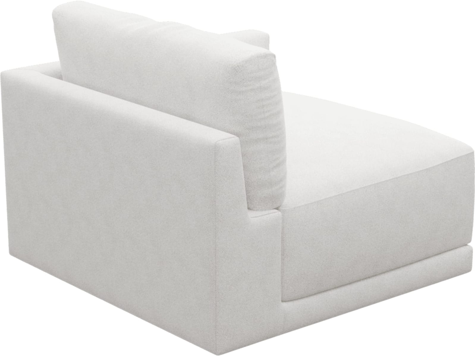 Haven Noa Fog Right Arm Facing Chair Sofa Module color Noa Fog