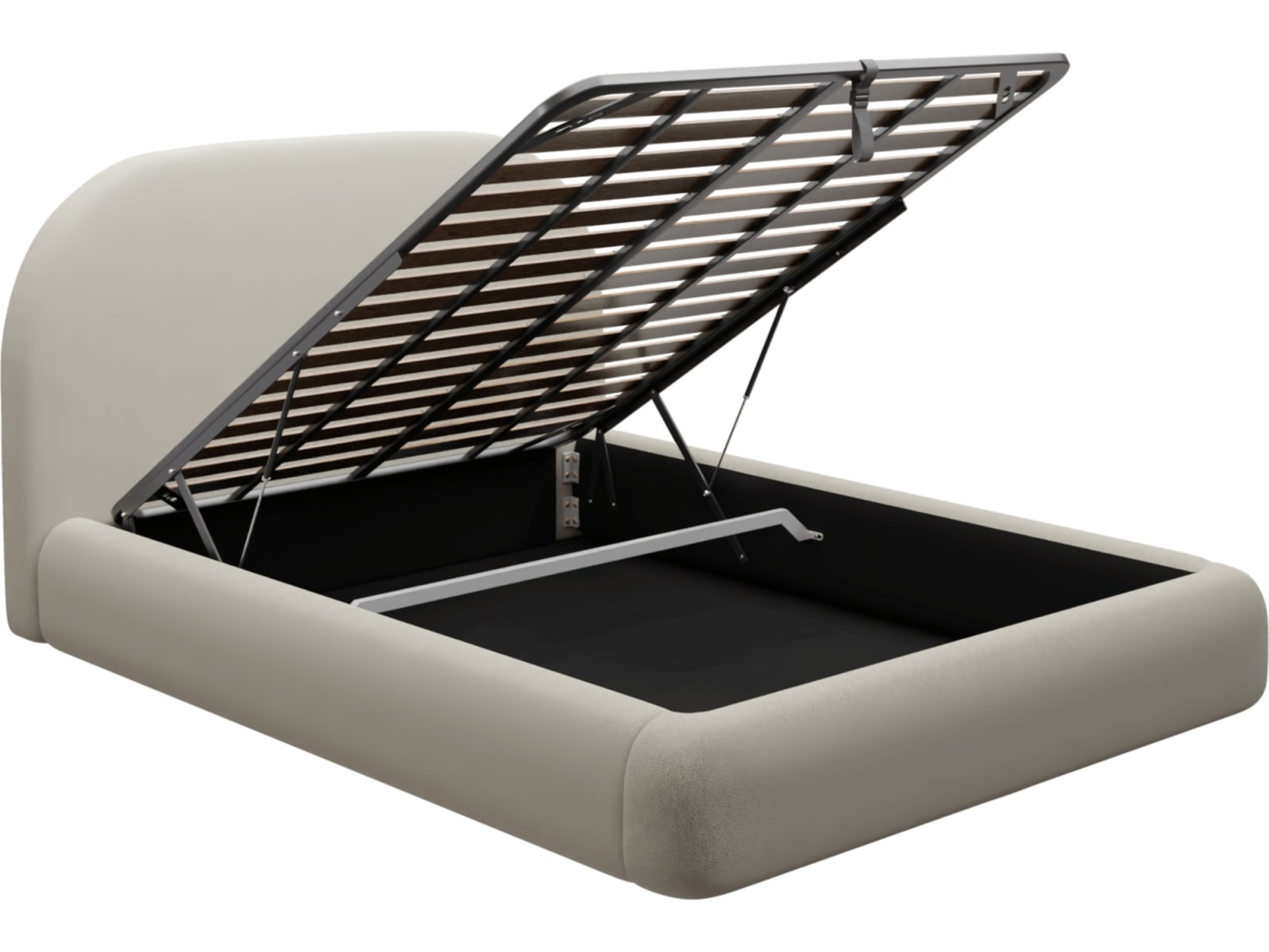 Capri Gas Lift Bed Noa Desert color Noa Desert