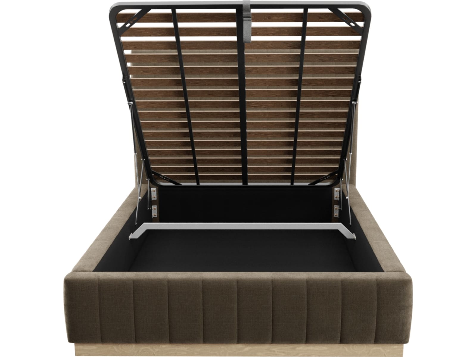 Brentwood Gas Lift Bed Tribute Walnut color Tribute Walnut