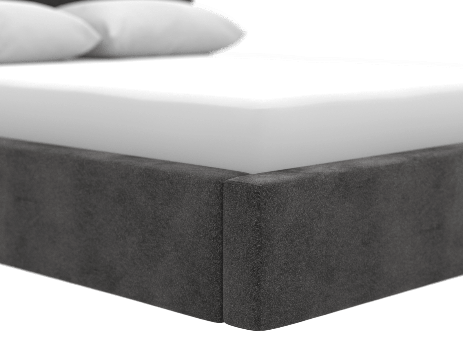 Felix Gas Lift Bed California Charcoal color California Charcoal