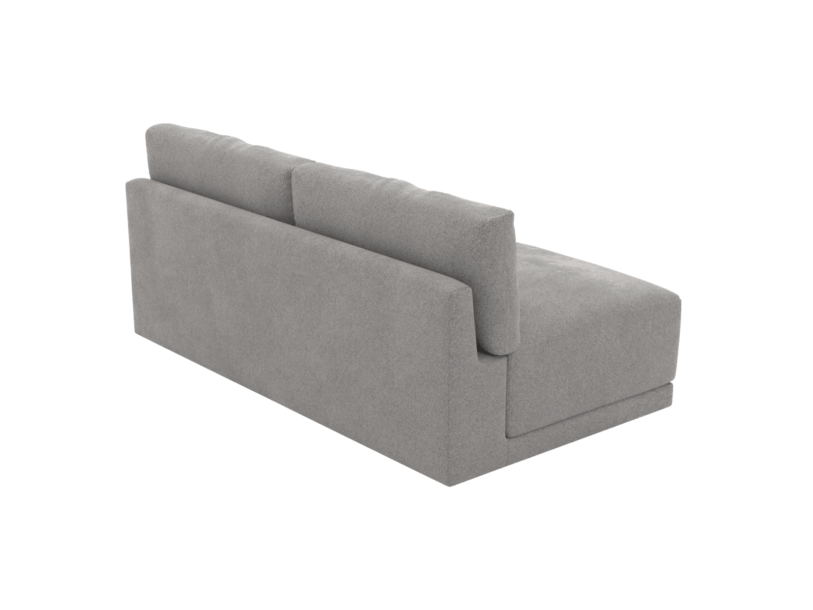 Haven Toorak Pebble 2 Seater Armless Sofa Module color Toorak Pebble