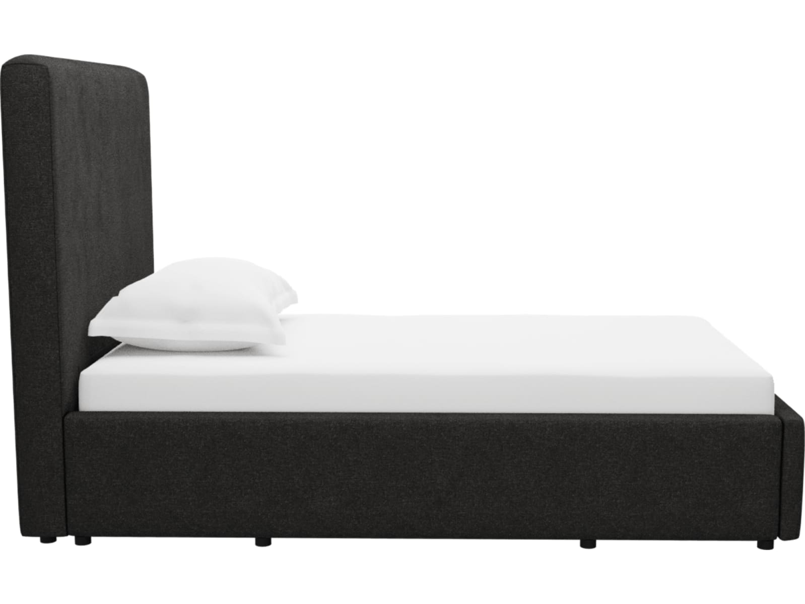 Aria California Charcoal Right Drawer Storage Bed color California Charcoal
