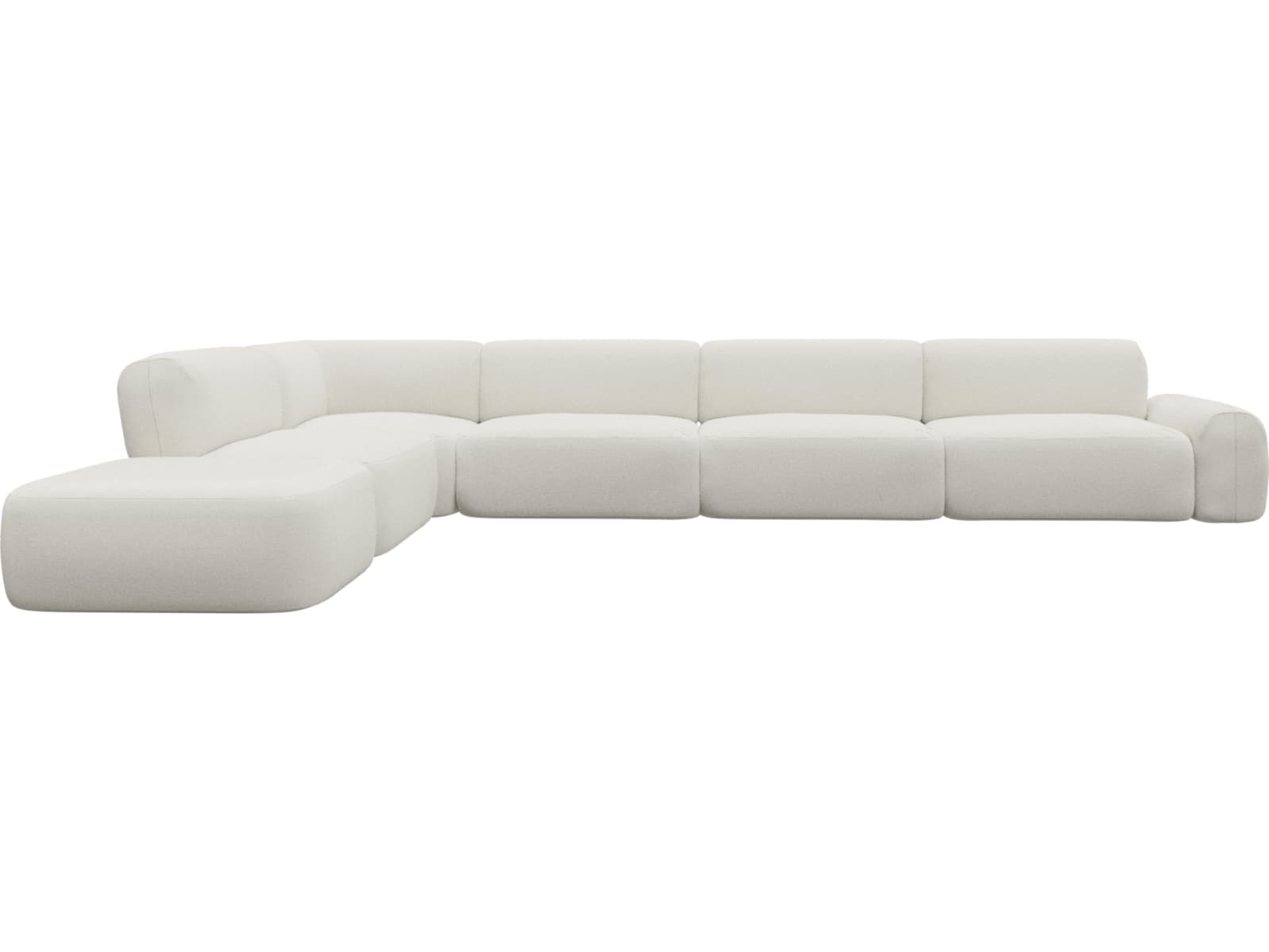 Beckett Tribute Shell Modular Sofa - 7 Piece color Tribute Shell