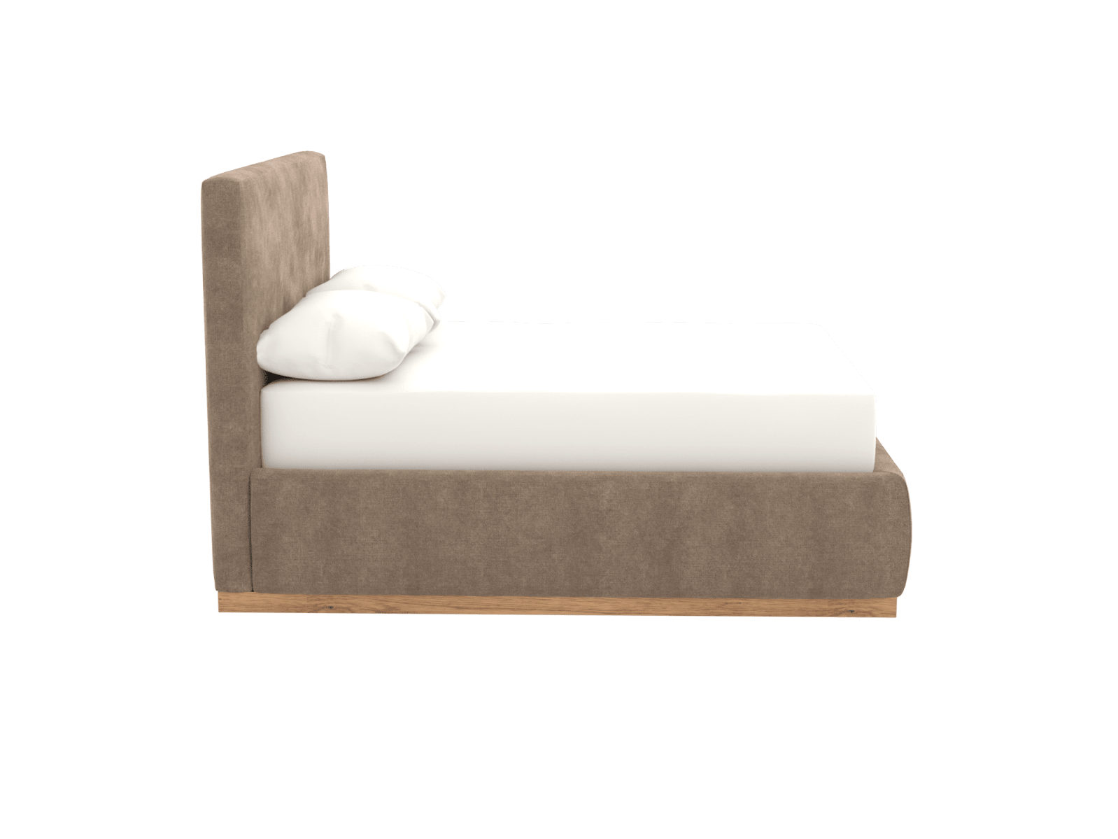 Haven Gas Lift Bed Tribute Walnut Queen color Tribute Walnut