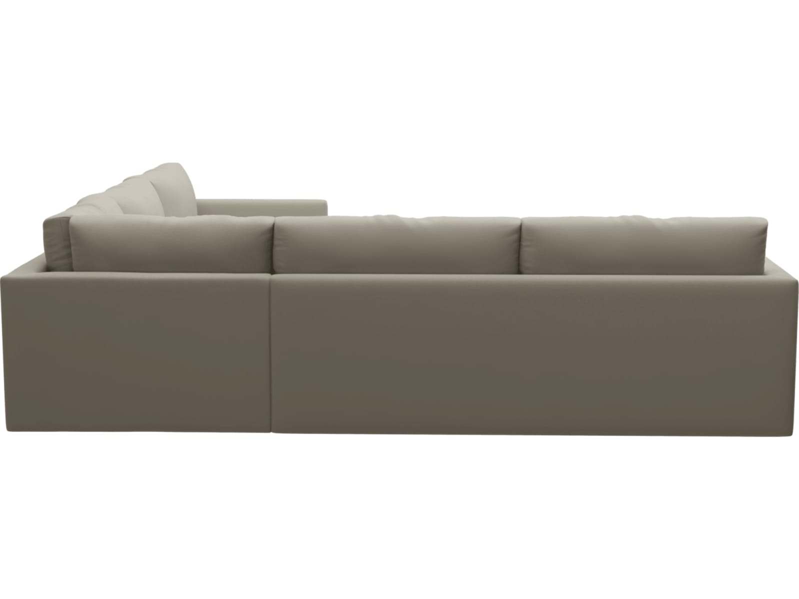 Haven Plaza Natural Modular Sofa - 7 Seater color Plaza Natural
