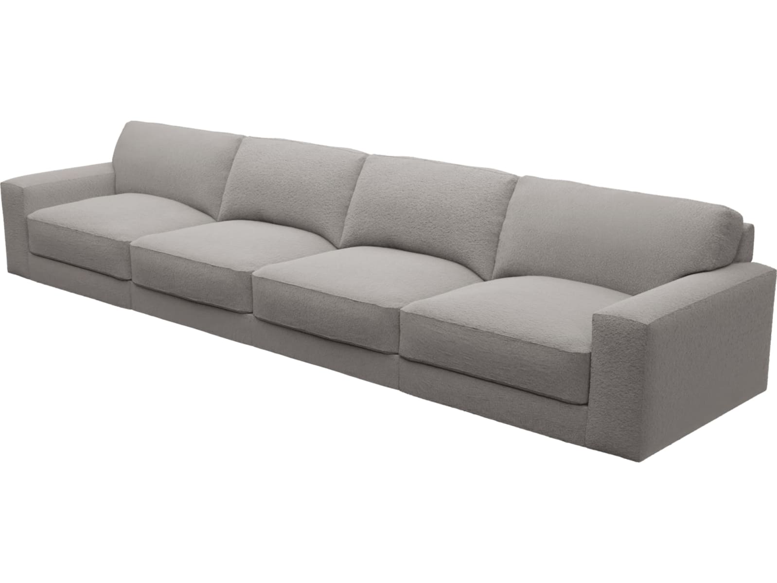 Monica Boucle Pumice Sofa - 4 Seater color Boucle Pumice