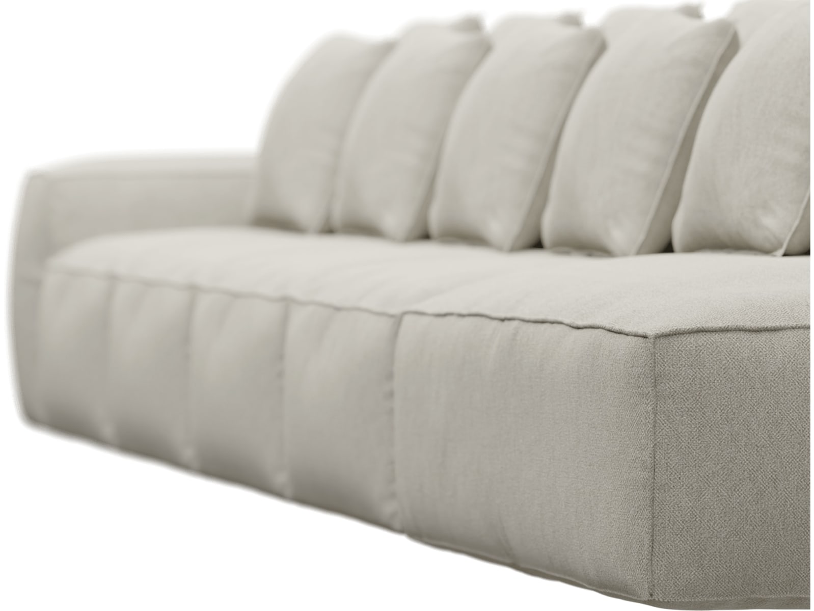 Riley Noa Desert Modular Sofa - 1x Arm, 4x Armless, 1x Right Terminal color Noa Desert