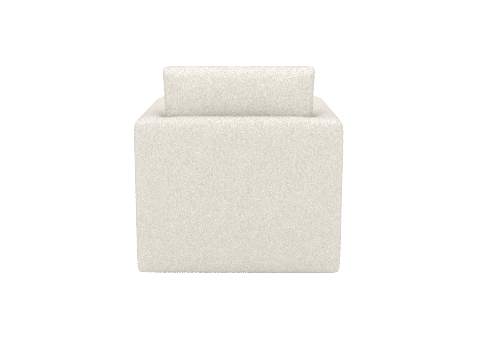 Haven Boucle Ivory Swivel Chair color Boucle Ivory