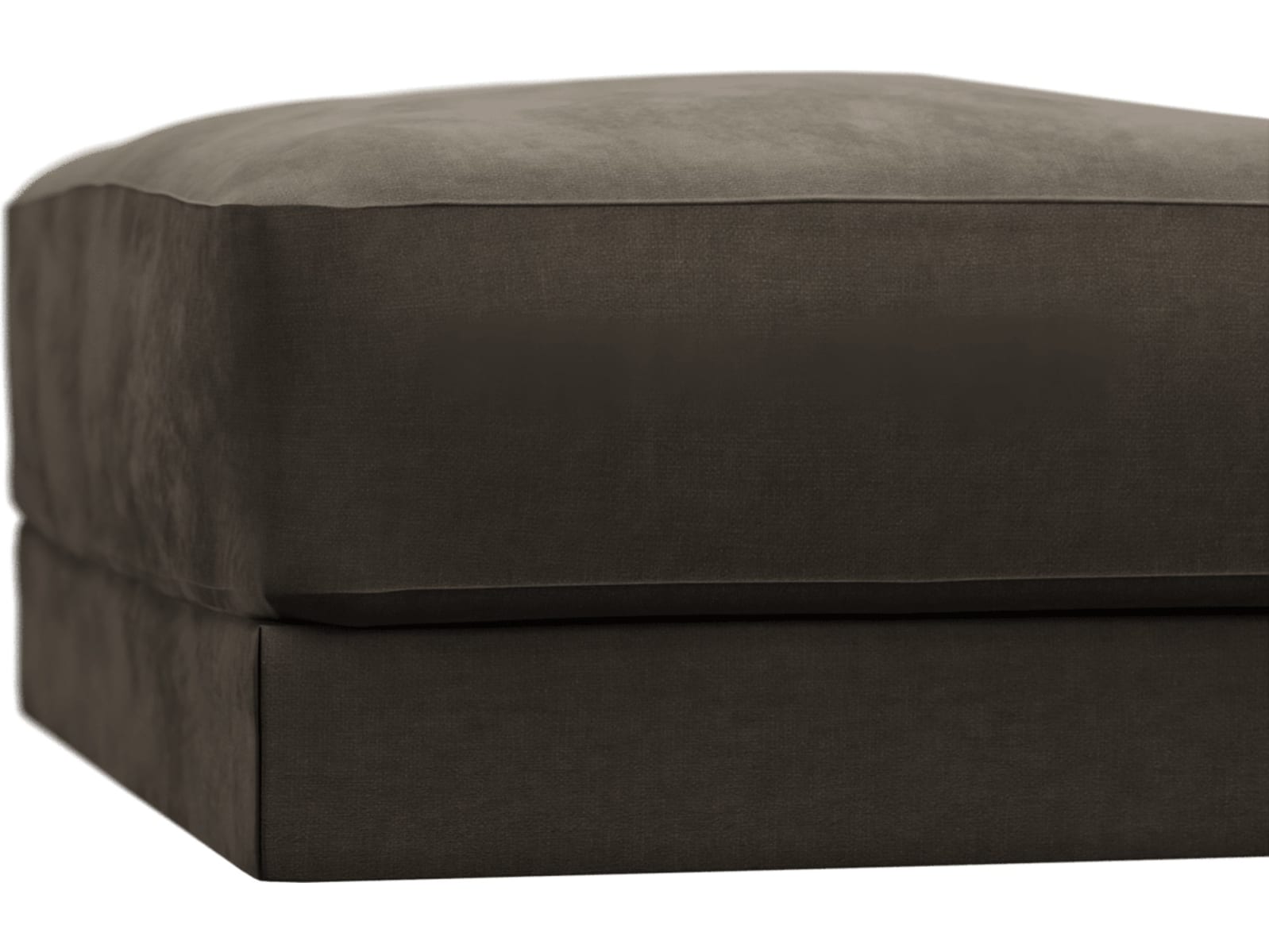Monica Muse Mink Ottoman color Muse Mink
