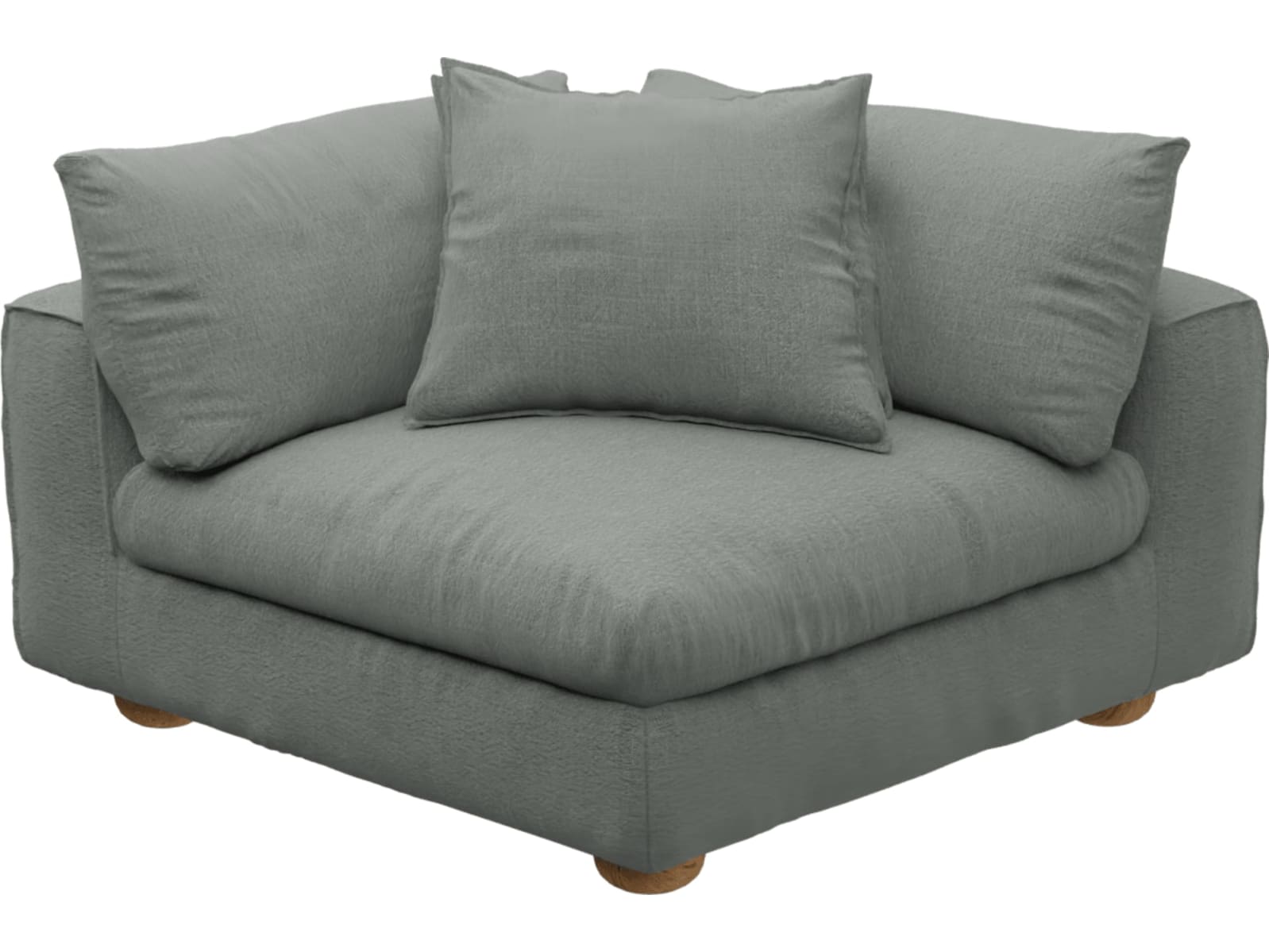 Tully Sofa Modules Slip Covers Tribute Storm color Tribute Storm