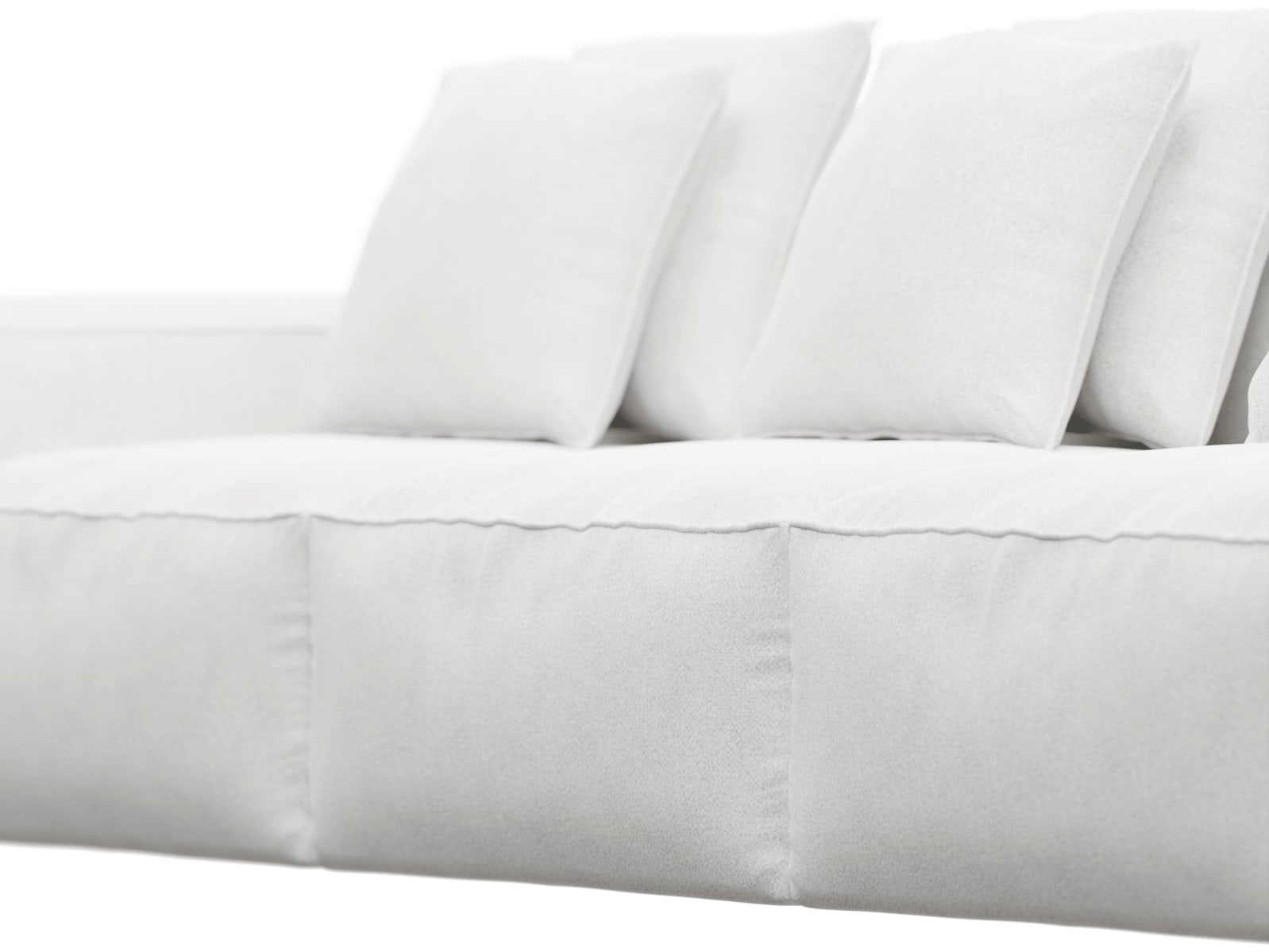 Riley Noa Fog Modular Sofa - 3 Seater color Noa Fog