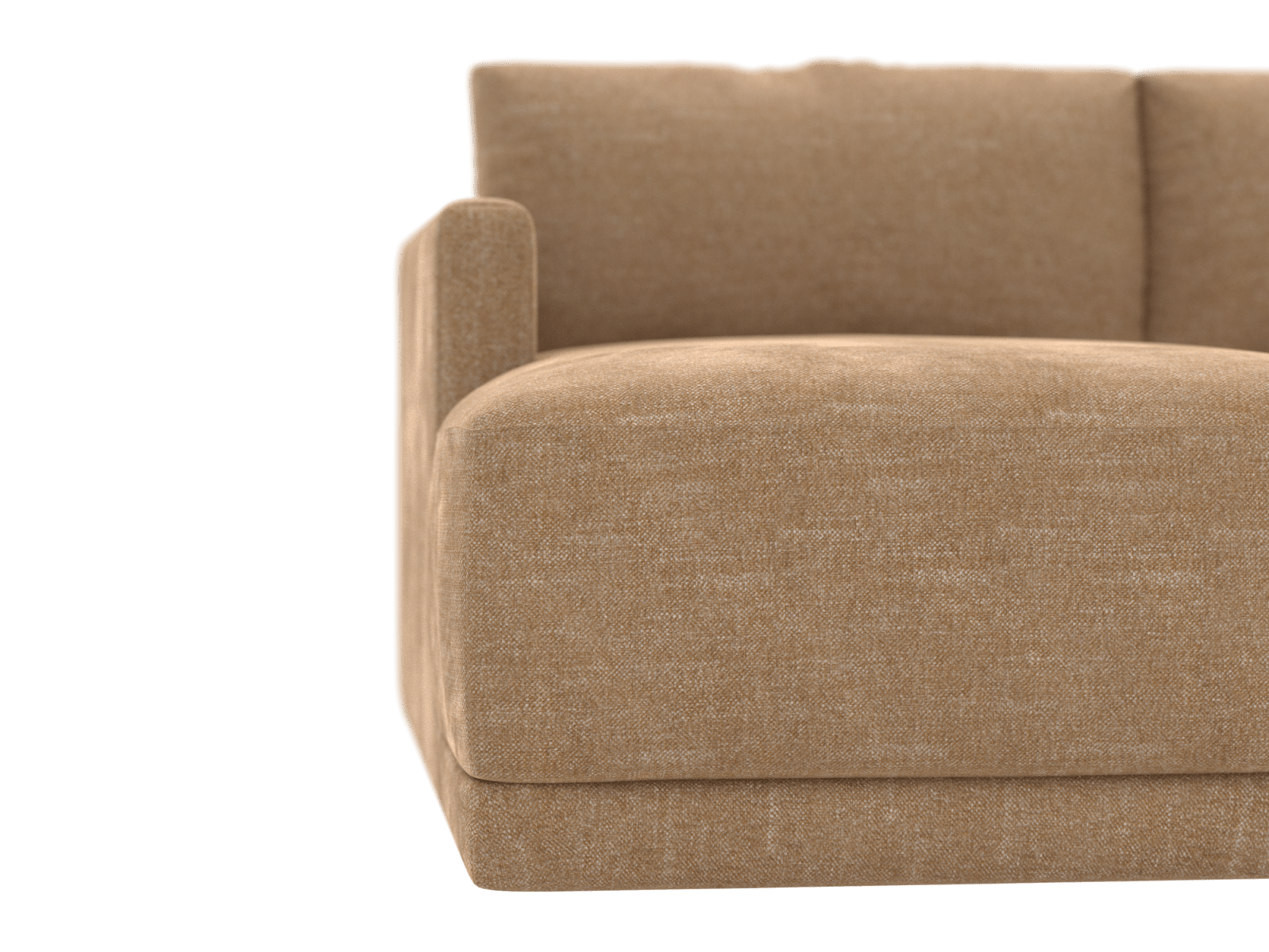 Haven Avon Honey 3 Seater Chaise Sofa color Avon Honey