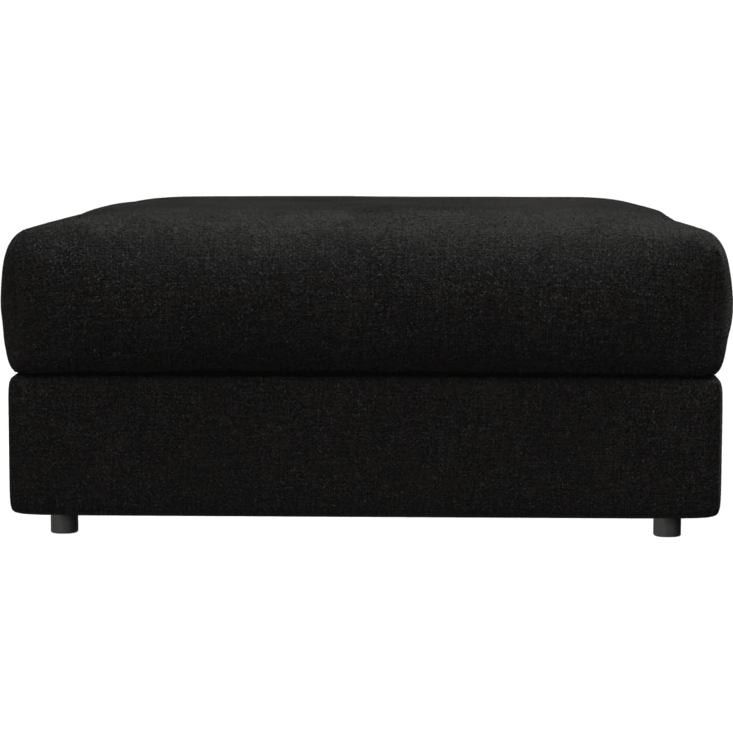 Finley California Charcoal Ottoman color California Charcoal